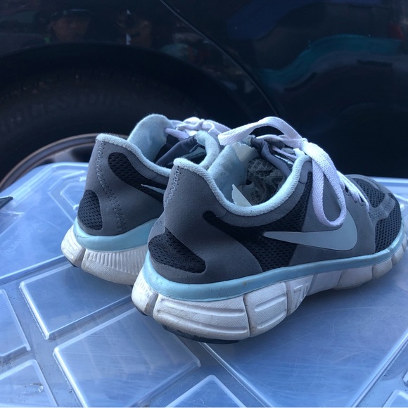 Nike Free 7.0 V2 396044-001 Womens Black Grey Running Athletic Shoes Size 8 - Picture 6 of 11